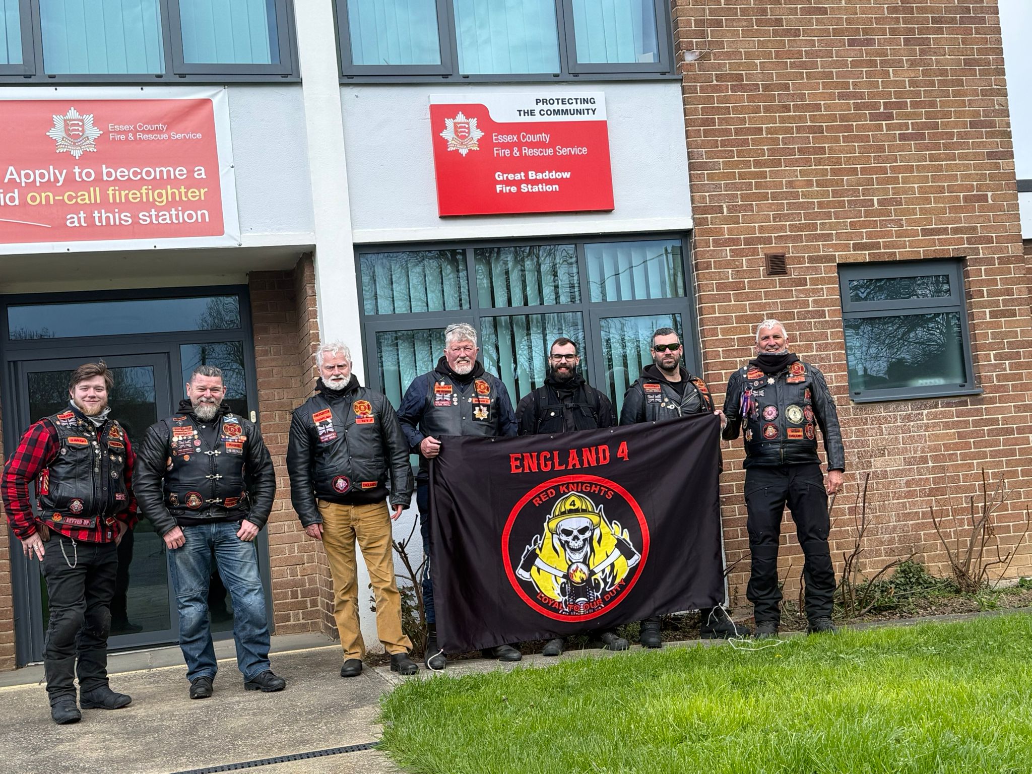 Red Knights international chapter members